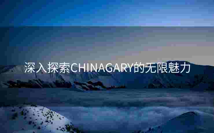 深入探索CHINAGARY的无限魅力 深入探索CHINAGARY的无限魅力